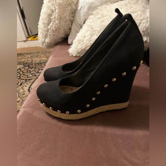 Aldo canvas wedges black - Picture 3 of 5